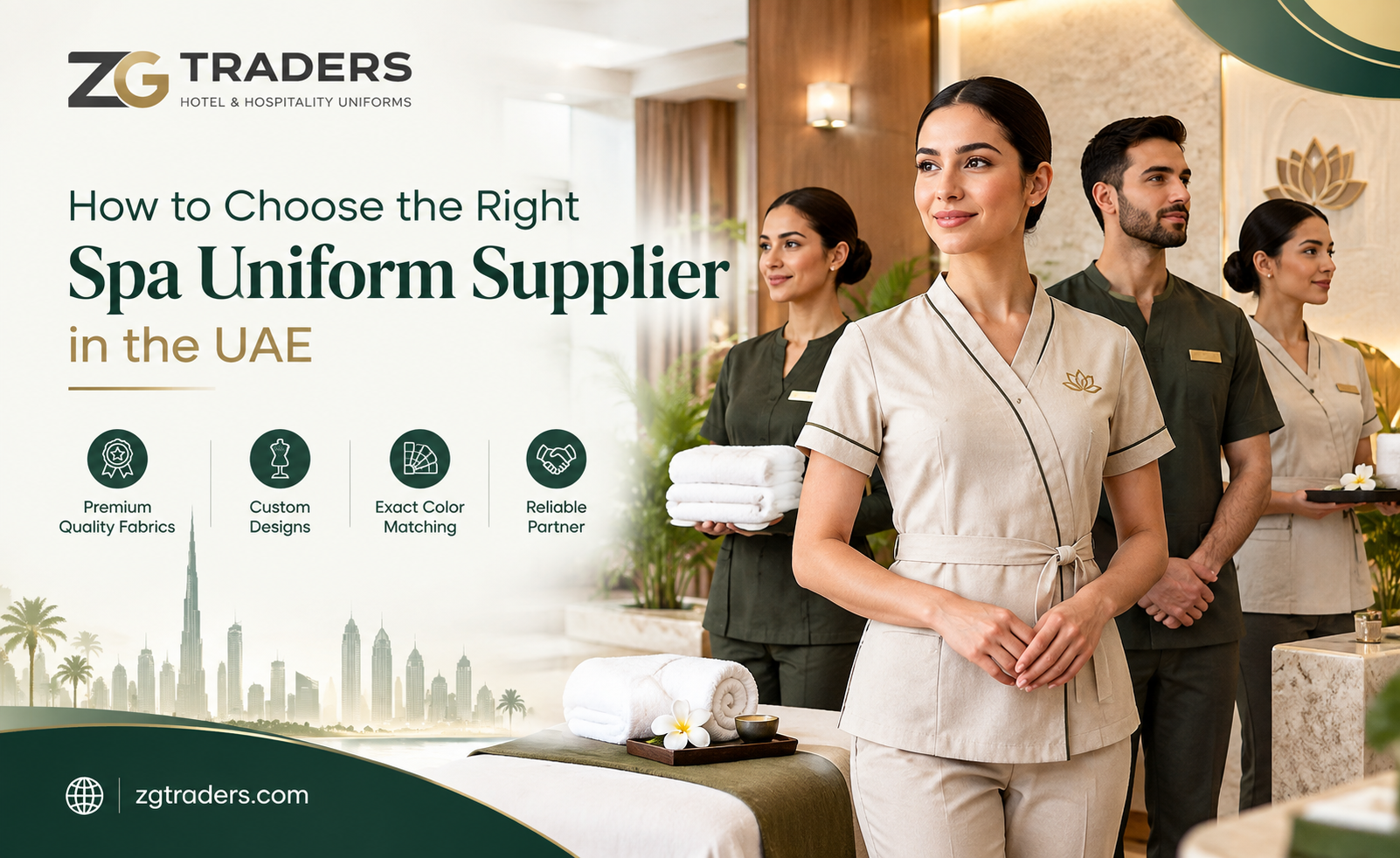Spa Uniforms for Luxury Spas and Wellness Centres